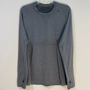 Mens Lululemon Metal Vent Long Sleeve - Medium - Gray
